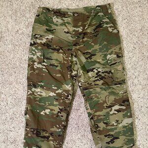 Camouflage Army Combat Uniform Trouser Pants - XL